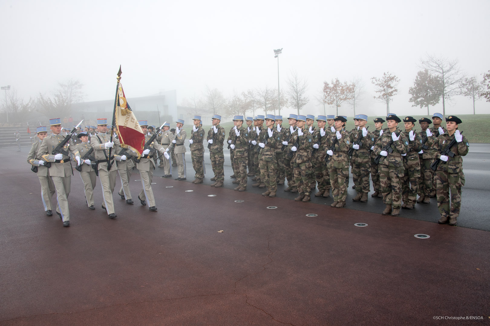 Que représente le « drapeau » pour les militaires ?