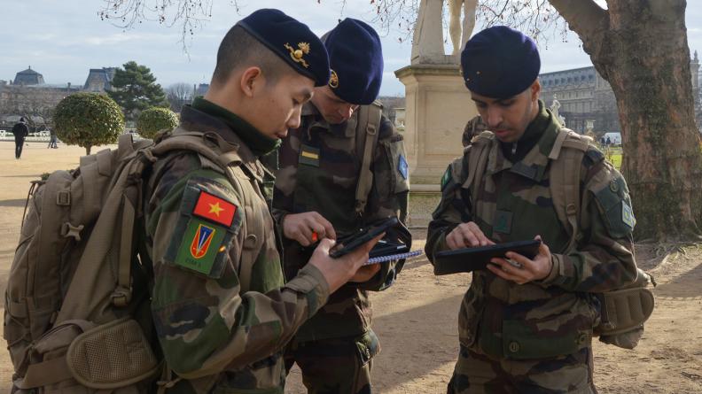 Un EOI sur une étude historique sur le terrain (EHT) à Paris.