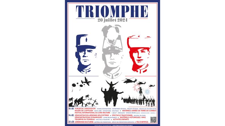 Affiche Triomphe 2024 Affiche Triomphe 2024
