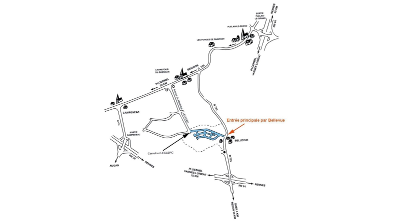 Plan d'accès AMSCC