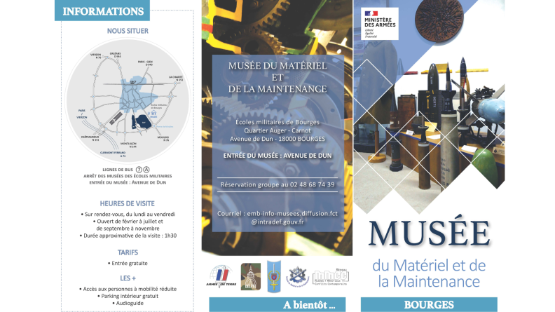 Dépliant de présentation du musée du Matériel et de la Maintenance