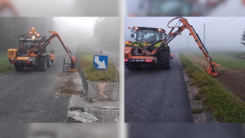 L'utilisation de la cureuse pour les routes et les abords