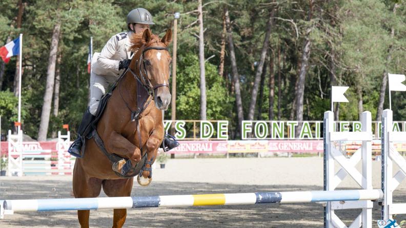 Saut d'obstacle au Grand Parquet