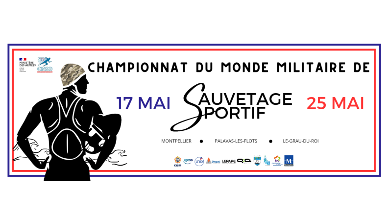 Affiche Championnat du monde militaire de Sauvetage Sportif Affiche Championnat du monde militaire de Sauvetage Sportif
