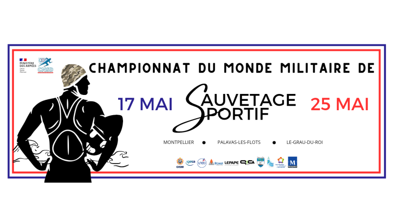 Affiche Championnat du monde militaire de Sauvetage Sportif