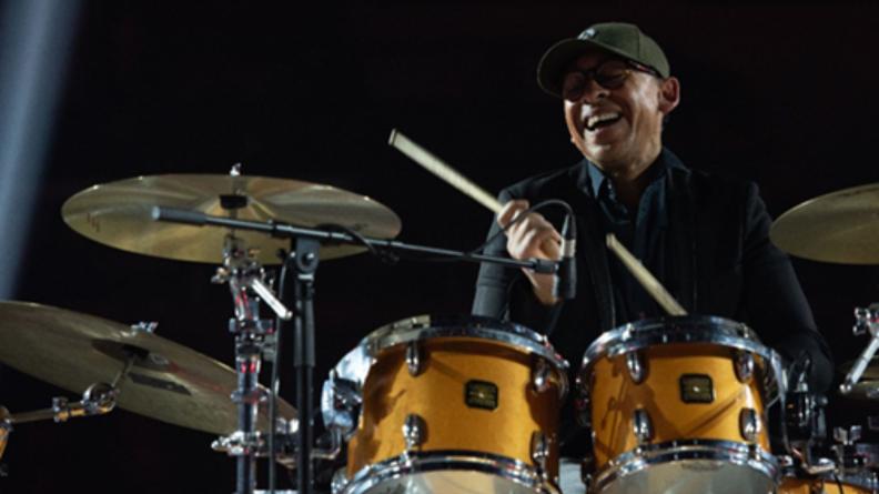 Le batteur Jean-Philippe Fanfant.
