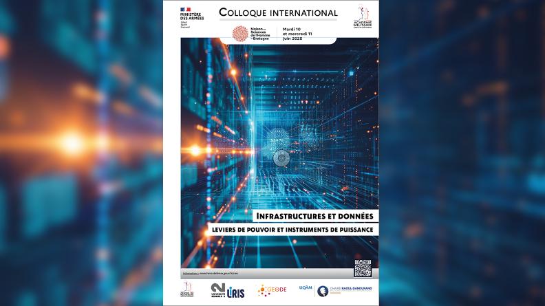 Affiche du colloque international "Infrastructures et données..." - Juin 2025 - MSHB à Rennes Affiche du colloque international "Infrastructures et données..." - Juin 2025 - MSHB à Rennes