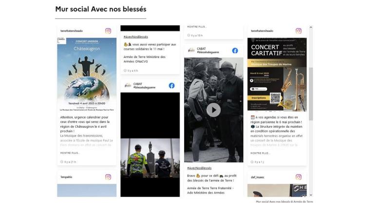 Mur social Avec Nos Blesses