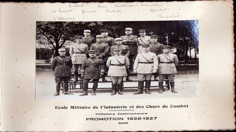 Officiers instructeurs de l'EMICC promotion 1926 - 1927 © EMD