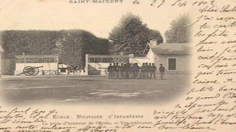 Carte de l'école militaire d'infanterie de ST MAIXENT