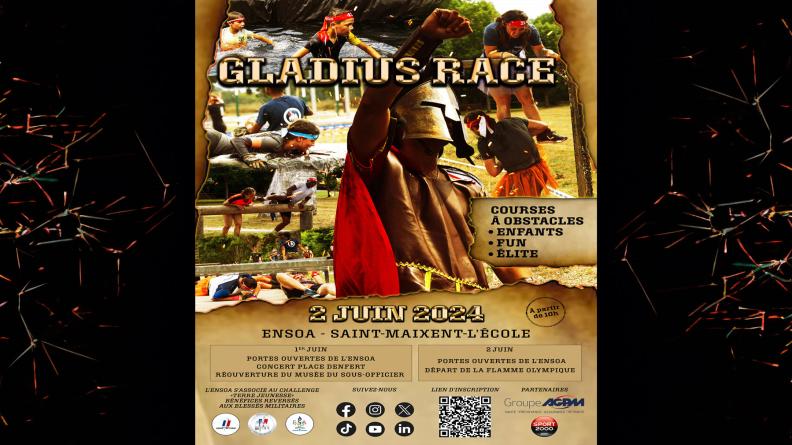 Affiche Gladius race 2024