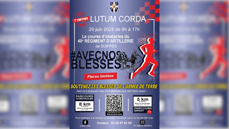 40e RA Avec Nos Blessés