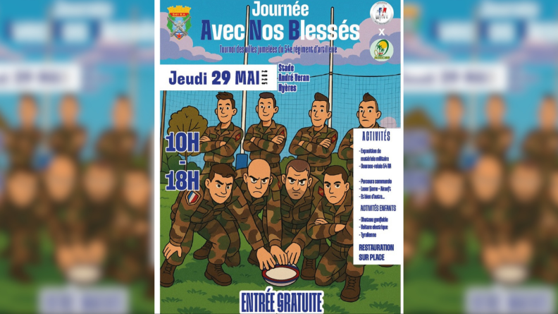 Affiche du 54e régiment d'artillerie Avec Nos Blessés Affiche du 54e régiment d'artillerie Avec Nos Blessés