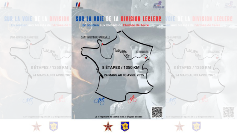 Sur la voie de la division Leclerc - 1er régiment de SPAHIS Sur la voie de la division Leclerc - 1er régiment de SPAHIS