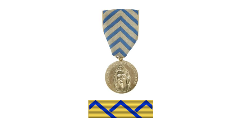 Médaille de reconnaissance de la nation et sa barrette