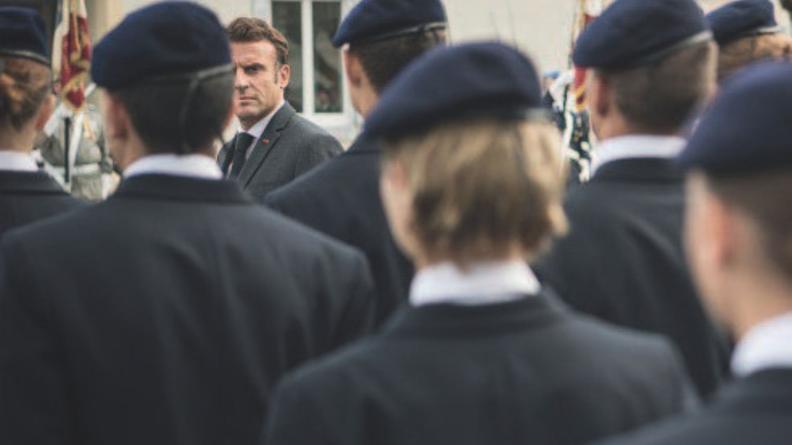 Inauguration de l’école militaire préparatoire technique (EMPT), Bourges, 27 octobre 2022.