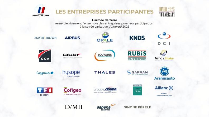 Entreprises partenaires - Vulnerati 2025