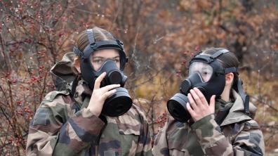 Cadets de la Défense du 1er régiment de chasseurs d'Afrique