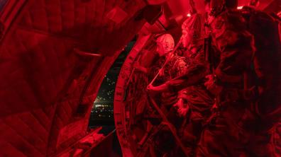 Les largeurs prêts pour un saut OA en nocturne
