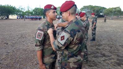 Remises des brevets militaires parachutistes (BMP) au 2e RPIMa