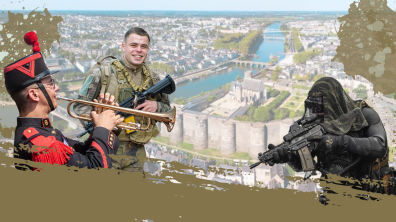 Affiche anniversaire des 130 ans du 6e régiment du génie