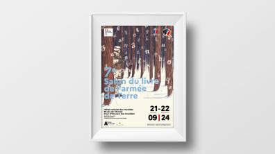 Affiche du 7e salon du livre de l'armée de Terre - © Romée de Saint Céran (rdesaintceran@gmail.com) 