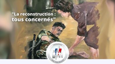 Affiche de l'opération "Avec nos blessés" 2023