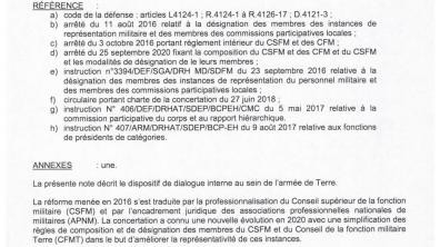 Cnduite du dialogue interne du CFMT