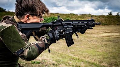 Séance de tir au cours d'une session Ready Soldier en Belgique, septembre 2024 