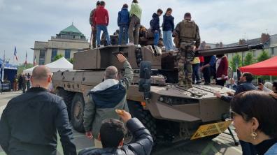 Plus de 3000 visiteurs étaient présents lors du Forum des armées à Tours