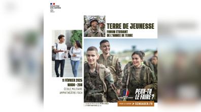 Pour la deuxième année consécutive, l’armée de Terre organise le Forum Terre de Jeunesse 