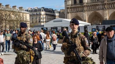 Des réservistes participant à l'opération Sentinelle