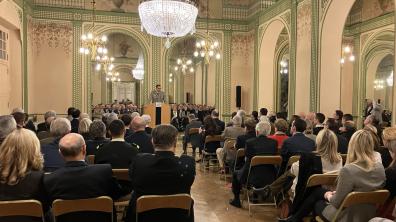 Conférence au profit de la réserve citoyenne du gouverneur militaire de Paris.