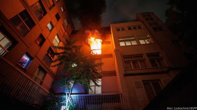 Feu d'appartement Paris (17)