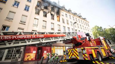 Feu d'appartement à Paris 10 secteur Landon