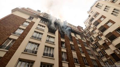 Feu d'appartement à Paris 16 sur le secteur Auteuil
