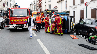 Accident grave de la circulation à Asnières-sur-Seine (92)