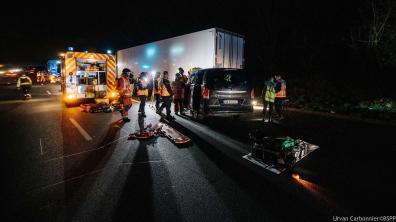 Accident de circulation à Drancy (93) impliquant un véhicule de tourisme et un poids lourd