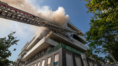 Déploiement d'un MEA sur un feu d'appartement à Nanterre (92)