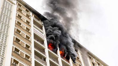 Violent feu d'appartement à Malakoff (92)