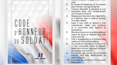 code d'honneur du soldat