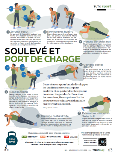 Tuto sport novembre - décembre 2024